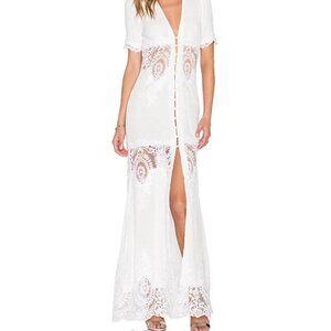Stone Cold Fox White Octavia Gown